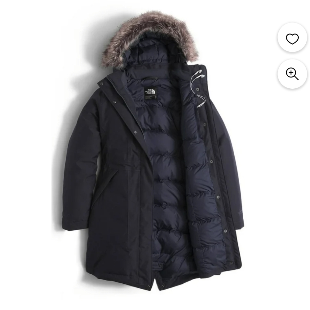The North Face Women's Arctic down Parka winter coat size SP - Picture 3 of 16